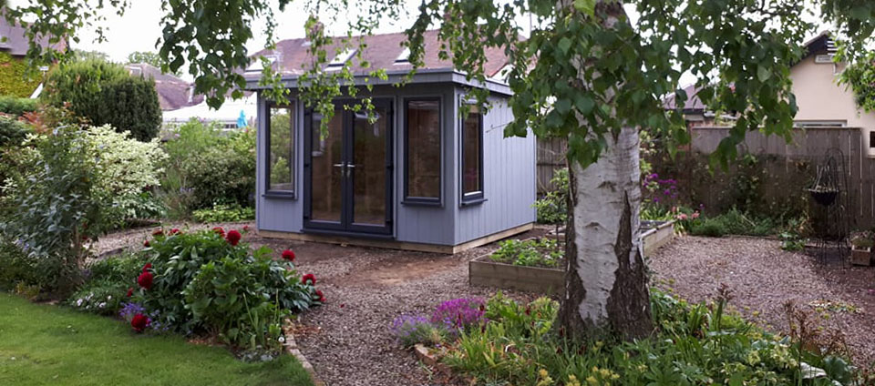 home office in your garden