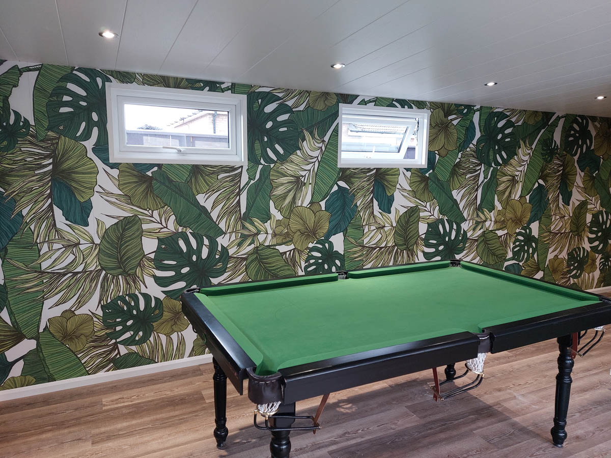Garden building used for a snooker room