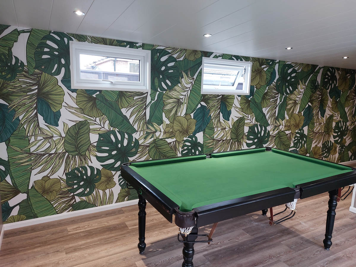Garden building used for a snooker room