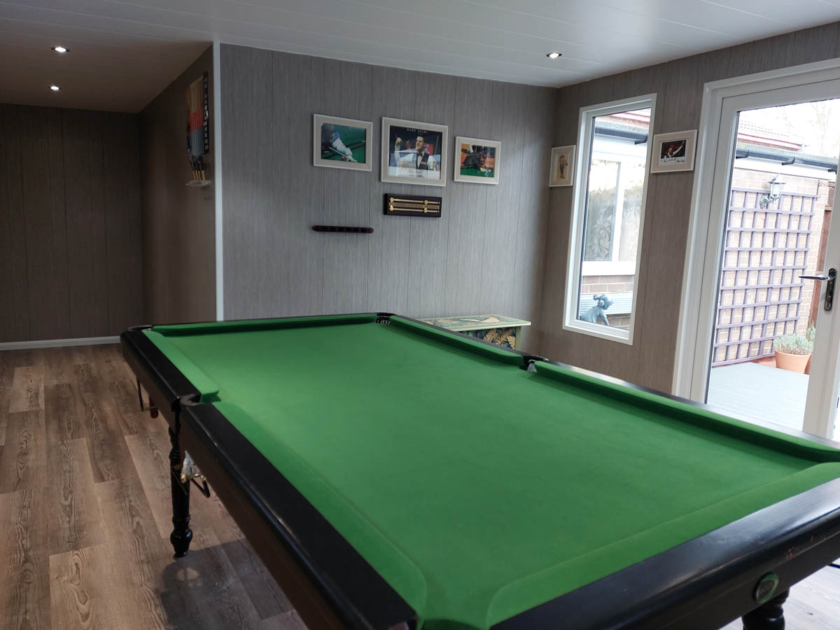 Garden games room
