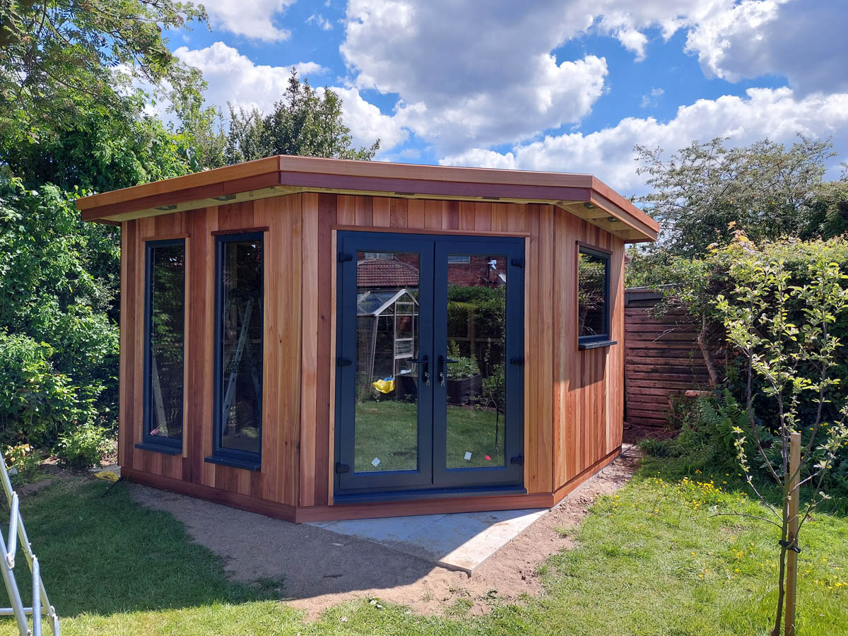 Corner Summerhouse in Cedar