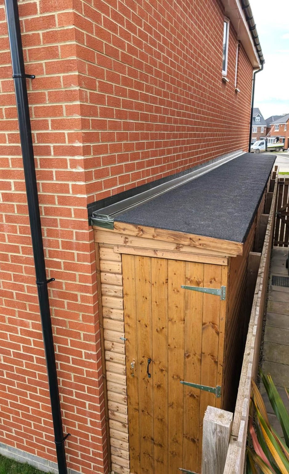 lean to shed Teesside